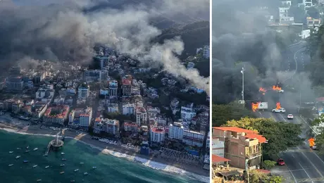 VIDEOS / Puerto Vallarta luce como zona de guerra: bloqueos, incendios y código rojo tras operativo federal