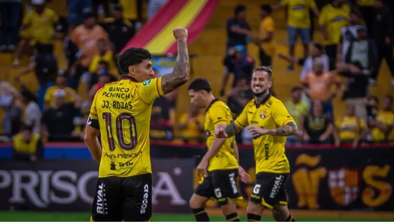 J.J. Rojas y Benedetto con el Barcelona S.C. I X:@BarcelonaSC