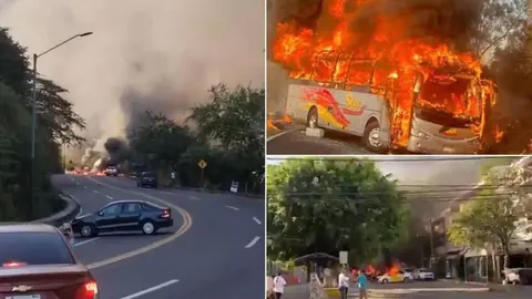 Narcobloqueos y quema de vehículos en Jalisco: activan código rojo tras violencia ligada al CJNG