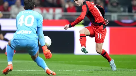 Christian Pulisic en la derrota del AC Milan I AP