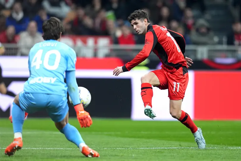 Christian Pulisic en la derrota del AC Milan I AP