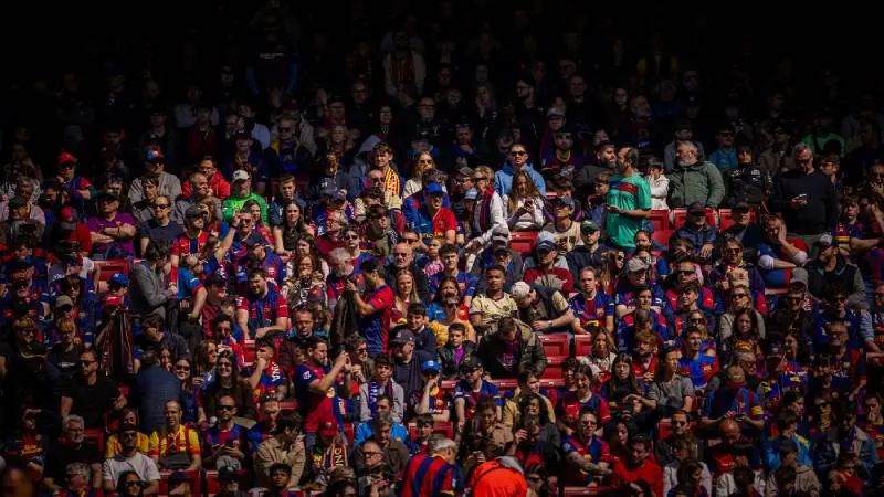 Afición del Barcelona en el Spotify Camp Nou I X:@FCBarcelona