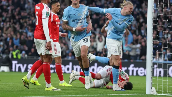 ¿Y va por la Premier League? Manchester City vence a Arsenal y se queda con la Carabao Cup
