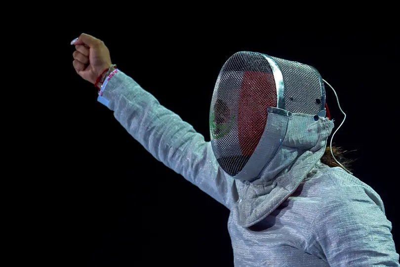 Natalia Botello, esgrimista mexicana, en los Juegos Panamericanos de Santiago 2023 | MEXSPORT