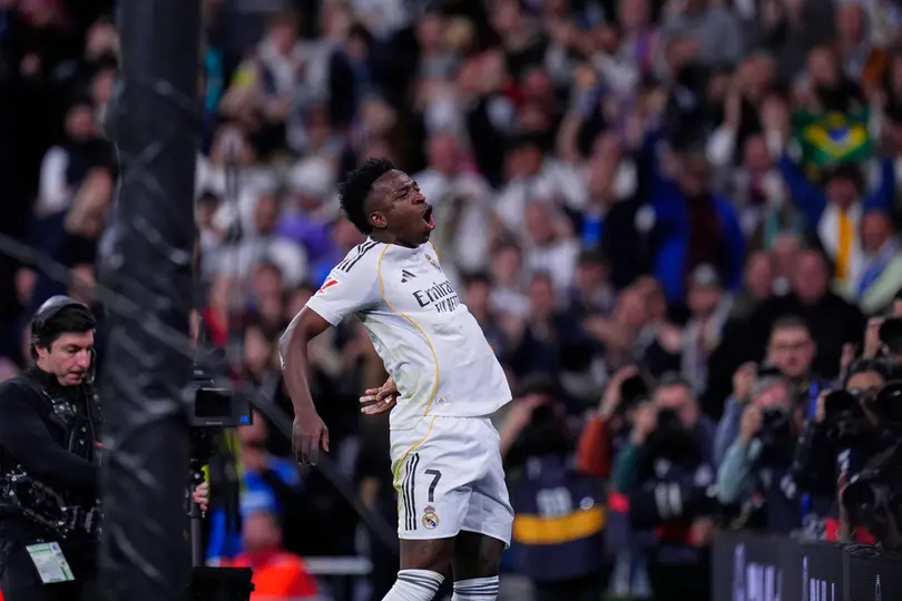 Vinicius Jr. celebra su gol | AP