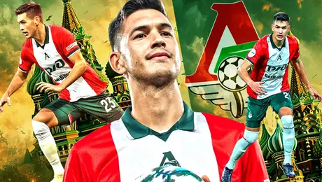 César Montes rescató el empate para Lokomotiv Moscú ante Dynamo Majachkalá