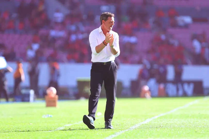 Diego Cocca, entrenador del Atlas, durante el duelo ante Querétaro en la Jornada 12 del Clausura 2026 | IMAGO7
