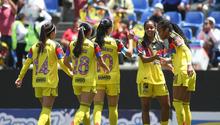 América Femenil golea a Puebla y se mantiene en la lucha por el liderato
