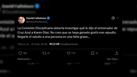 Publicación David Faitelson |
