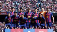 Jugadores de Barcelona previo a su partido de LaLiga ante Rayo Vallecano | AP