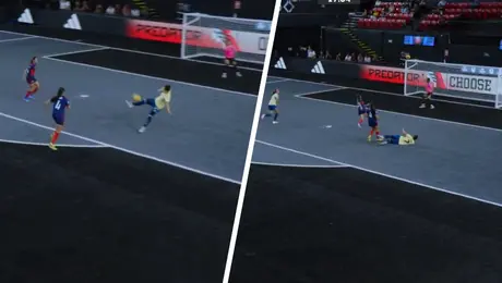 El gol de América en la Queens League que le da la vuelta al mundo