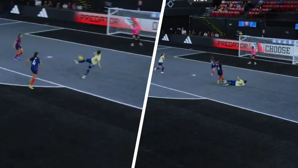 El gol de América en la Queens League que le da la vuelta al mundo