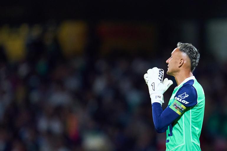 Keylor Navas, portero de Pumas, durante el juego ante América en el Clausura 2026 | MEXSPORT
