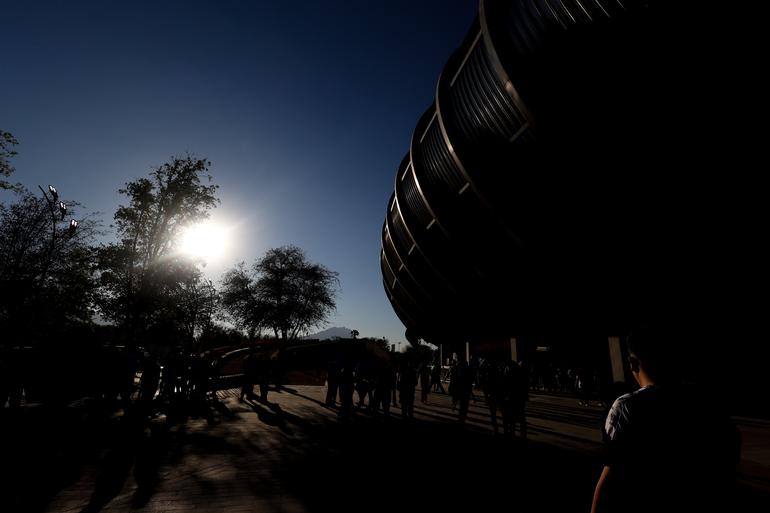 El 'Gigante de Acero' a minutos de que de inicio el partido | Imago7