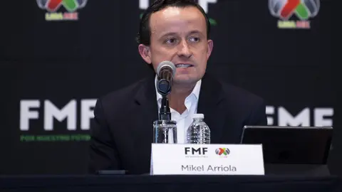 Mikel Arriola en conferencia de prensa | MEXSPORT