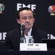 Mikel Arriola en conferencia de prensa | MEXSPORT