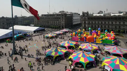 Celebración del Día del Niño 2026 en el Zócalo: Anunciaron inflables, tirolesa, lucha libre y más