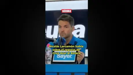Larcamón estalla: “Volvieron primero las leyendas de México y Brasil que nosotros al Azteca"