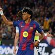 Lamine Yamal en el partido de Barcelona contra Celta de Vigo | AP