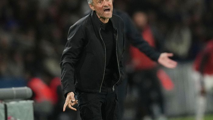 Luis Enrique durante un partido del PSG en la Ligue 1 | AP