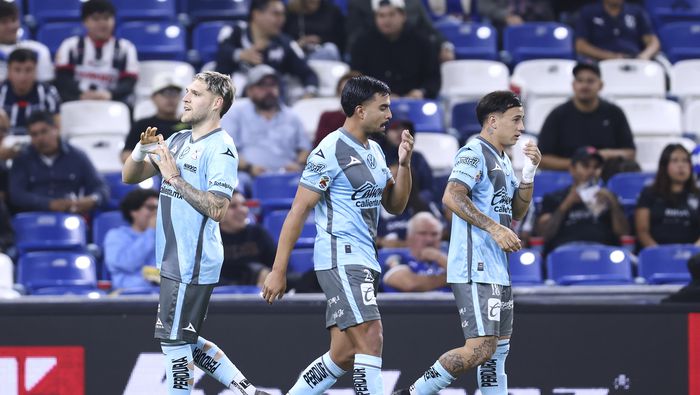 Jugadores de Puebla en el partido contra Monterrey en el Clausura 2026 de la Liga MX | IMAGO 7