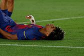 Lamine Yamal lesionado en el partido de Barcelona contra Celta de Vigo | AP