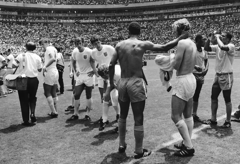 Las Selecciones de Brasil e Inglaterra en el Mundial 1970 | MEXSPORT