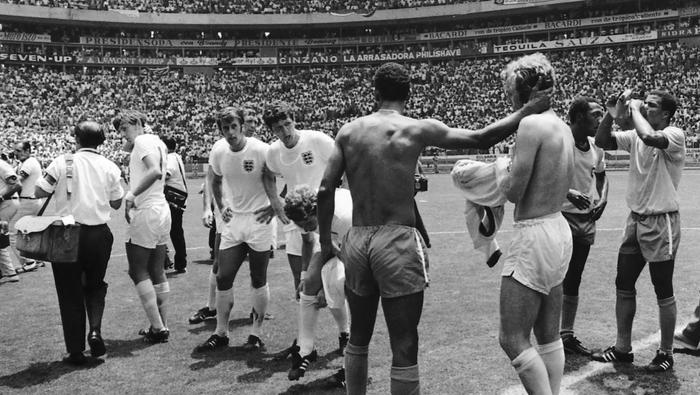 Las Selecciones de Brasil e Inglaterra en el Mundial 1970 | MEXSPORT