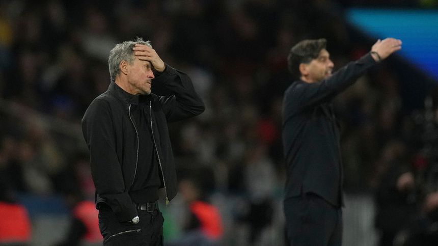 Luis Enrique durante un partido del PSG en la Ligue 1 | AP