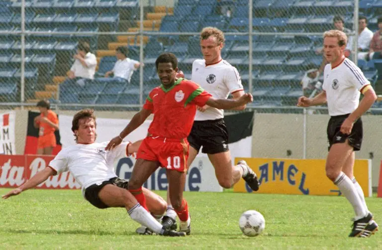 Marruecos contra Alemania Federal, Octavos de Final México 1986 l AFP