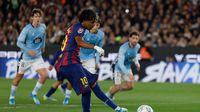 Lamine Yamal en el partido de Barcelona contra Celta de Vigo | AP