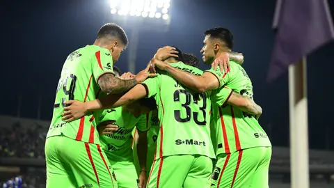 Jugadores de Juárez celebrando un gol ante Pumas | MEXSPORT