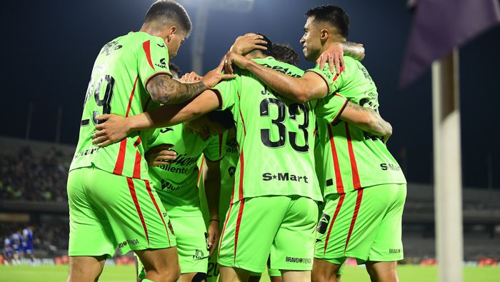 Jugadores de Juárez celebrando un gol ante Pumas | MEXSPORT