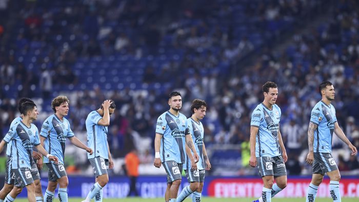 Jugadores de Puebla en el partido contra Monterrey en el Clausura 2026 de la Liga MX | IMAGO 7