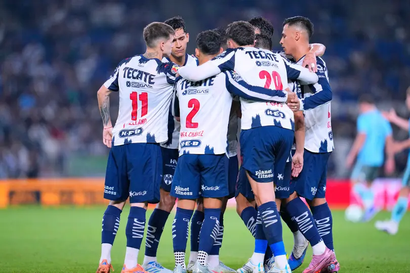 Monterrey festejando la voltereta ante Puebla | MEXSPORT