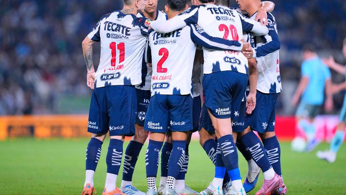 Monterrey festejando la voltereta ante Puebla | MEXSPORT