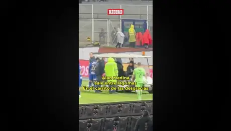 Alan Medina sufre fractura en el partido Pumas vs Juárez