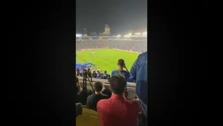 Sobrecupo en la zona de prensa para la Final en el Ciudad de los Deportes