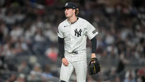 Cam Schlittler de los Yankees en Grandes Ligas | AP