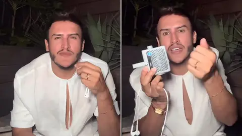 Giovanni explicó que en medio del forcejeo tropezó con una lámpara metálica. / RS