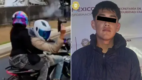 Detienen a “Angelito MJ”, joven que disparó arma de fuego en Paseo de la Reforma