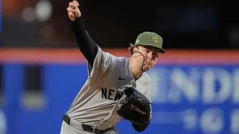 Cam Schlittler abriendo ante los Mets | AP