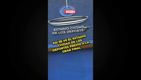 Así se ve el Estadio Ciudad de los Deportes previo a la Gran Final entre Cruz Azul y Pumas