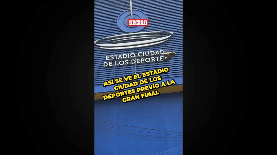 Así se ve el Estadio Ciudad de los Deportes previo a la Gran Final entre Cruz Azul y Pumas