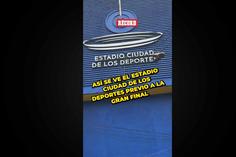 Así se ve el Estadio Ciudad de los Deportes previo a la Gran Final entre Cruz Azul y Pumas