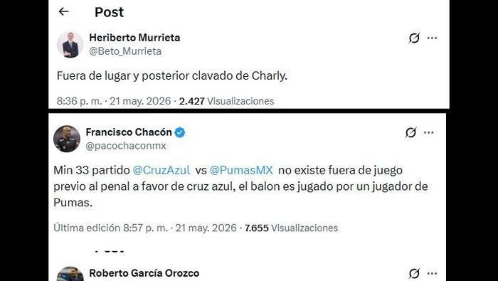 Así fueron los comentarios sobre la jugada polémica en la Final de la Liga MX | CAPTURA DE PANTALLA