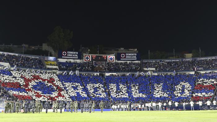 Mosaico de Cruz Azul en el partido de ida de la Final del Clausura 2026 de la Liga MX contra Pumas | MEXSPORT