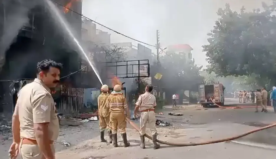Emergencia en centro educativo de la ciudad de Lucknow / Redes Sociales