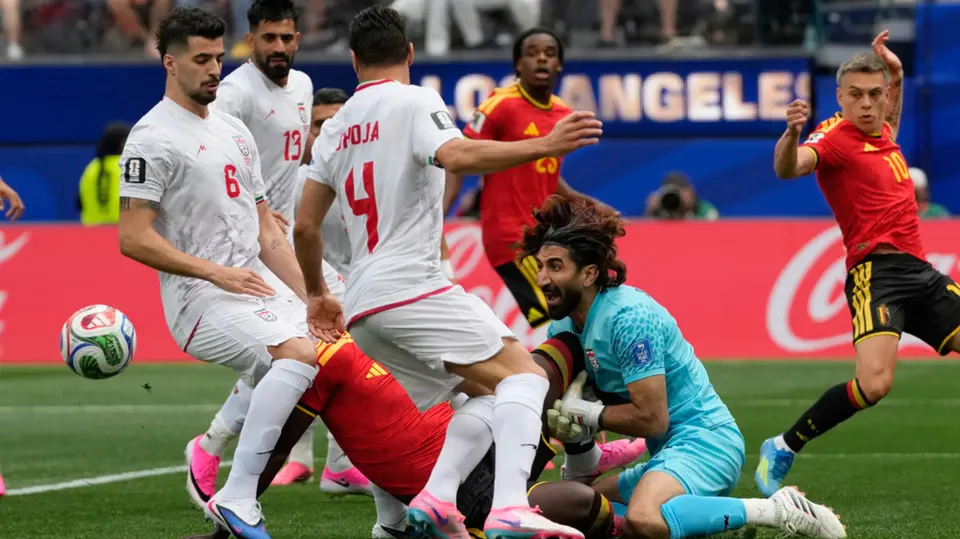 Irán rescató un empate ante Bélgica | AP