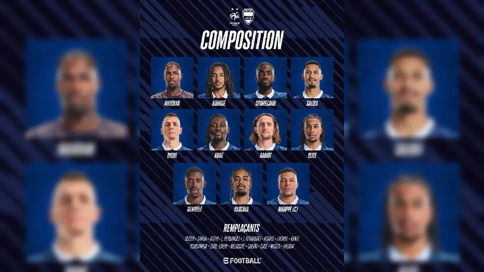 Francia confirma alineación contra Irak: No descansa Mbappé